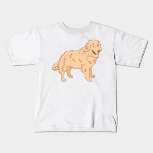 Golden Retriever Kids T-Shirt